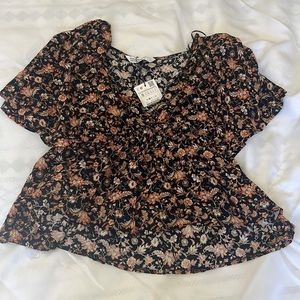 Zara Flower Crop Top